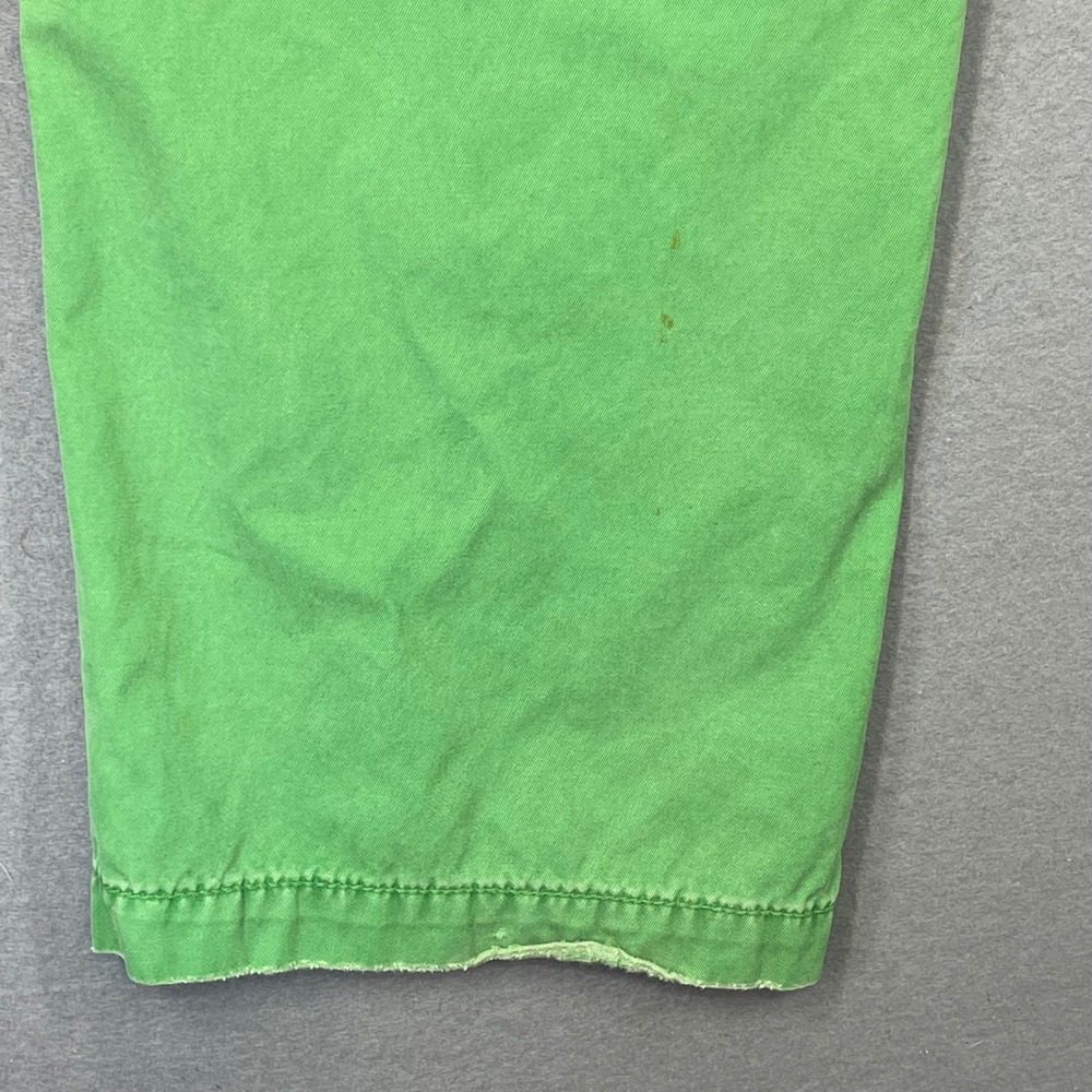 Polo Ralph Lauren Green Officer Trousers Straight Leg Chino Mens 34x34 - Picture 11 of 11